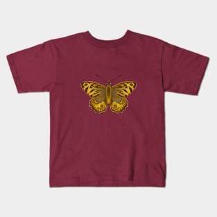 Yellow butterfly Kids T-Shirt